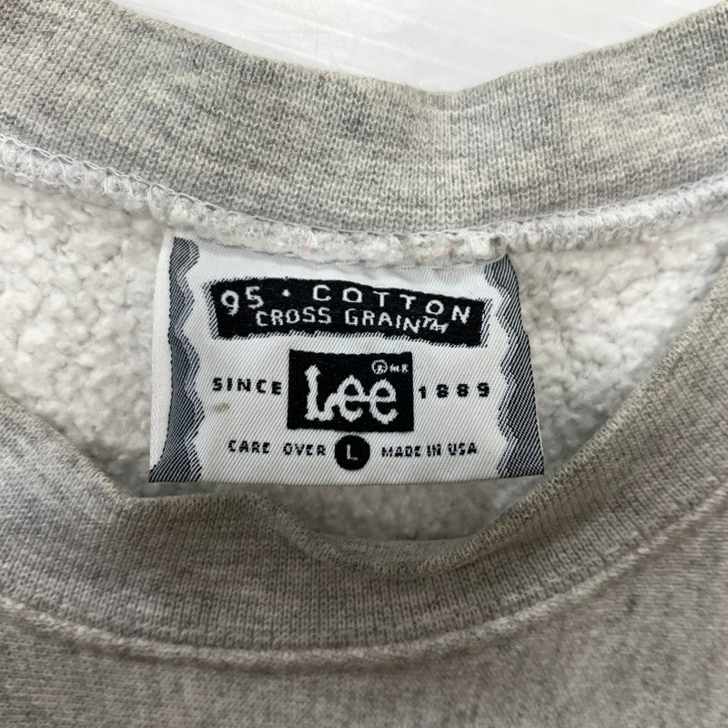 【中古品】【メンズ】 LEE リー CLASS OF 95 REVERSE WEAVE SWEAT MADE IN USA リバース ウィーブ スウェット トップス トレーナー USA製 145-260504-ko-05-tei サイズ：L カラー：グレー 万代Net店