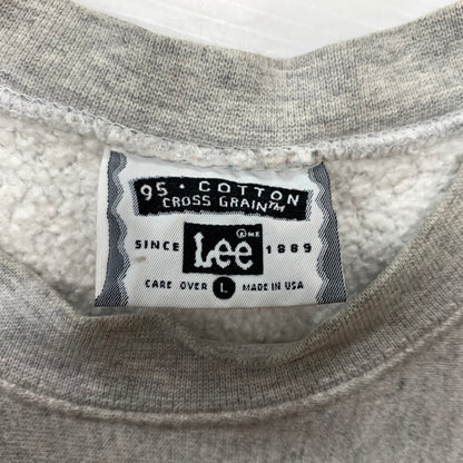 【中古品】【メンズ】 LEE リー CLASS OF 95 REVERSE WEAVE SWEAT MADE IN USA リバース ウィーブ スウェット トップス トレーナー USA製 145-260504-ko-05-tei サイズ：L カラー：グレー 万代Net店