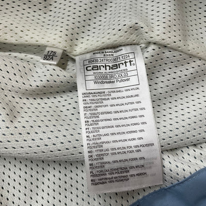 【中古品】【メンズ】 Carhartt WIP カーハート ワークインプログレス WINDBREAKER PULLOVER I030008 ウィンドブレーカー プルオーバー ジャケット ライトアウター 145-260502-yo-12-tei サイズ：M カラー：ライトブルー 万代Net店