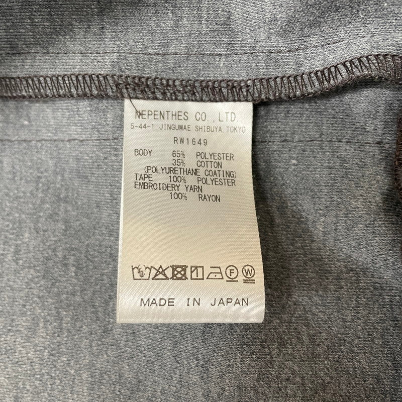 【中古品】【メンズ】 Needles ニードルス × NUBIAN ヌビアン 別注 コラボ TRACK JACKET "SYNTHETIC LEATHER" RW1649 トラックジャケット シンセティックレザー ライトアウター 140-260502-yo-13-tei サイズ：M カラー：ダークブラウン 万代Net店