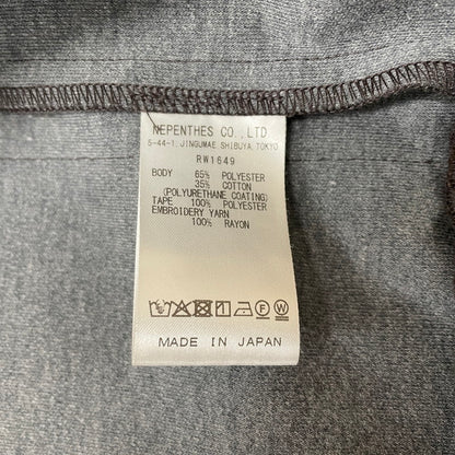 【中古品】【メンズ】 Needles ニードルス × NUBIAN ヌビアン 別注 コラボ TRACK JACKET "SYNTHETIC LEATHER" RW1649 トラックジャケット シンセティックレザー ライトアウター 140-260502-yo-13-tei サイズ：M カラー：ダークブラウン 万代Net店