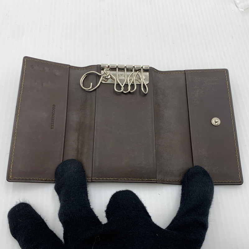 【中古品】【メンズ】 COCOMEISTER ココマイスター BETELGEUSE KEY CASE ベテルギウス キーケース 財布 レザー 200-260712-ko-07-tei カラー：ブラウン系 万代Net店