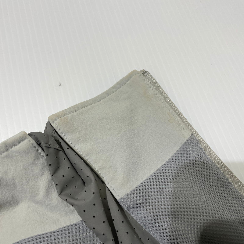 【中古品】【メンズ】 417EDIFICE フォーワンセブン エディフィス GREYFULLREG PUNCHING PANEL NYLON BLOUSON 25-011-312-1001-1-0 グレーフルテック パンチングパネル ナイロンブルゾン ライトアウター 147-260806-yo-19-tei サイズ：L カラー：グレー 万代Net店