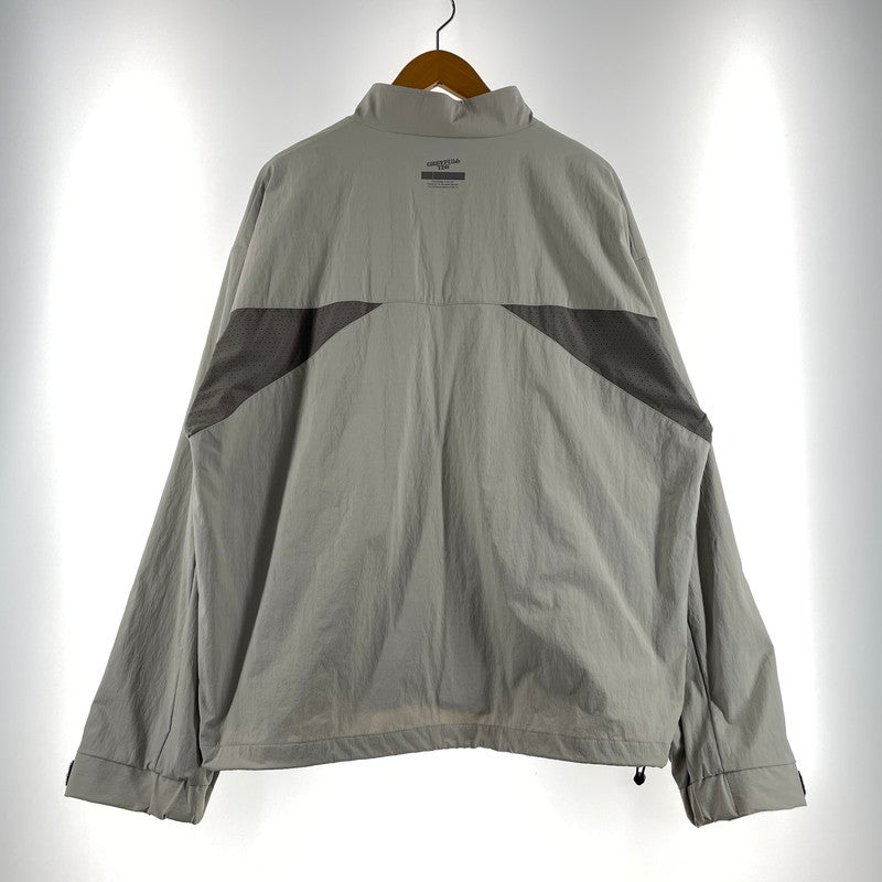 【中古品】【メンズ】 417EDIFICE フォーワンセブン エディフィス GREYFULLREG PUNCHING PANEL NYLON BLOUSON 25-011-312-1001-1-0 グレーフルテック パンチングパネル ナイロンブルゾン ライトアウター 147-260806-yo-19-tei サイズ：L カラー：グレー 万代Net店