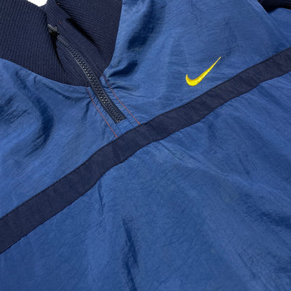 【中古品】【メンズ】 NIKE ナイキ REVERSIBLE HALF ZIP JACKET リバーシブル ハーフジップ ジャケット ライトアウター 148-260826-yo-04-teih サイズ：M カラー：ネイビー/オレンジ 万代Net店