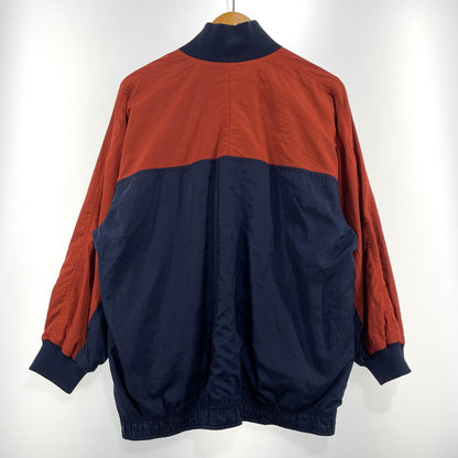 【中古品】【メンズ】 NIKE ナイキ REVERSIBLE HALF ZIP JACKET リバーシブル ハーフジップ ジャケット ライトアウター 148-260826-yo-04-teih サイズ：M カラー：ネイビー/オレンジ 万代Net店