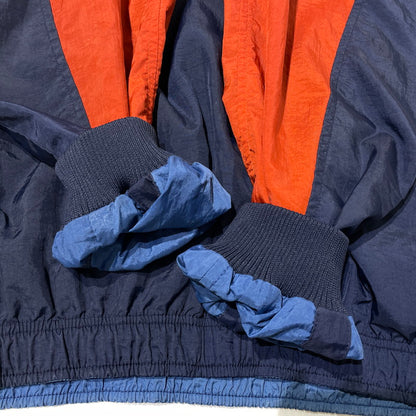 【中古品】【メンズ】 NIKE ナイキ REVERSIBLE HALF ZIP JACKET リバーシブル ハーフジップ ジャケット ライトアウター 148-260826-yo-04-teih サイズ：M カラー：ネイビー/オレンジ 万代Net店