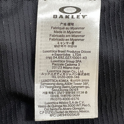 【中古品】【メンズ】 OAKLEY オークリー NYLON JACKET ナイロン ジャケット アウター 148-260901-sa-13-teih サイズ：M カラー：ブラック 万代Net店
