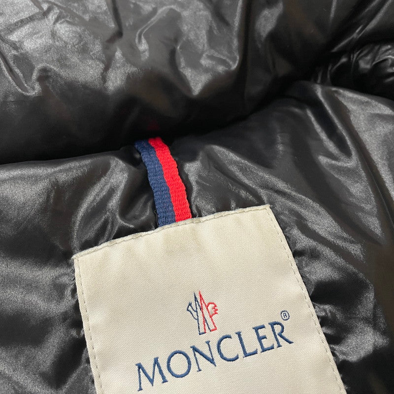 【中古品】【メンズ】 MONCLER モンクレール TIB GILET G32-003 ティブ ジレ ライトアウター ダウンベスト 141-260507-ks-03-tei サイズ：1　※アニメタグ欠品 カラー：ブラック 万代Net店