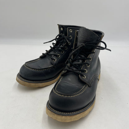【中古品】【メンズ】 RED WING レッドウィング 90's IRISHSETTER BLACKCHROME MOC TOE 8130 90年代 アイリッシュセッター ブラックローム モックトゥ ブーツ 靴 シューズ 164-260604-yo-10-tei サイズ：27cm カラー：ブラック 万代Net店