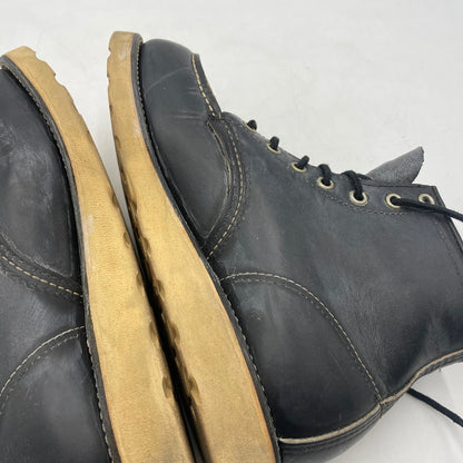 【中古品】【メンズ】 RED WING レッドウィング 90's IRISHSETTER BLACKCHROME MOC TOE 8130 90年代 アイリッシュセッター ブラックローム モックトゥ ブーツ 靴 シューズ 164-260604-yo-10-tei サイズ：27cm カラー：ブラック 万代Net店