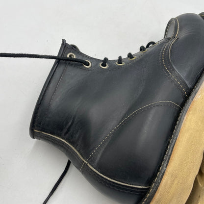 【中古品】【メンズ】 RED WING レッドウィング 90's IRISHSETTER BLACKCHROME MOC TOE 8130 90年代 アイリッシュセッター ブラックローム モックトゥ ブーツ 靴 シューズ 164-260604-yo-10-tei サイズ：27cm カラー：ブラック 万代Net店