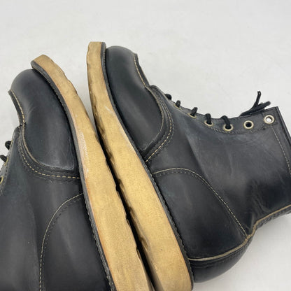 【中古品】【メンズ】 RED WING レッドウィング 90's IRISHSETTER BLACKCHROME MOC TOE 8130 90年代 アイリッシュセッター ブラックローム モックトゥ ブーツ 靴 シューズ 164-260604-yo-10-tei サイズ：27cm カラー：ブラック 万代Net店