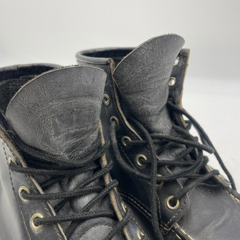 【中古品】【メンズ】 RED WING レッドウィング 90's IRISHSETTER BLACKCHROME MOC TOE 8130 90年代 アイリッシュセッター ブラックローム モックトゥ ブーツ 靴 シューズ 164-260604-yo-10-tei サイズ：27cm カラー：ブラック 万代Net店