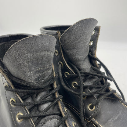 【中古品】【メンズ】 RED WING レッドウィング 90's IRISHSETTER BLACKCHROME MOC TOE 8130 90年代 アイリッシュセッター ブラックローム モックトゥ ブーツ 靴 シューズ 164-260604-yo-10-tei サイズ：27cm カラー：ブラック 万代Net店