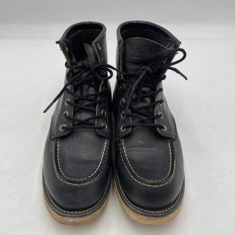 【中古品】【メンズ】 RED WING レッドウィング 90's IRISHSETTER BLACKCHROME MOC TOE 8130 90年代 アイリッシュセッター ブラックローム モックトゥ ブーツ 靴 シューズ 164-260604-yo-10-tei サイズ：27cm カラー：ブラック 万代Net店