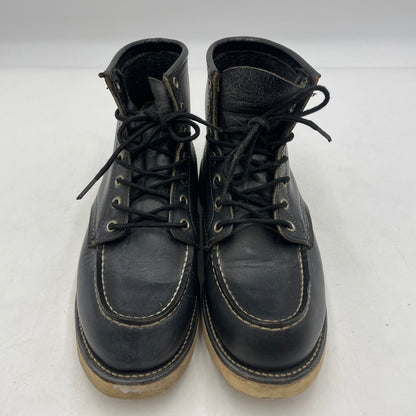 【中古品】【メンズ】 RED WING レッドウィング 90's IRISHSETTER BLACKCHROME MOC TOE 8130 90年代 アイリッシュセッター ブラックローム モックトゥ ブーツ 靴 シューズ 164-260604-yo-10-tei サイズ：27cm カラー：ブラック 万代Net店