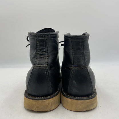 【中古品】【メンズ】 RED WING レッドウィング 90's IRISHSETTER BLACKCHROME MOC TOE 8130 90年代 アイリッシュセッター ブラックローム モックトゥ ブーツ 靴 シューズ 164-260604-yo-10-tei サイズ：27cm カラー：ブラック 万代Net店