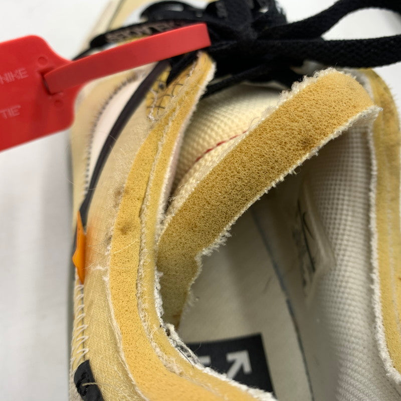 【現状渡し品】【メンズ】 NIKE ナイキ × OFF-WHITE オフホワイト 別注 コラボ THE TEN AIR MAX 90 AA7293-100 エアマックス90 スニーカー 靴 160-260618-ko-13-tei サイズ：28cm カラー：ベージュ 万代Net店