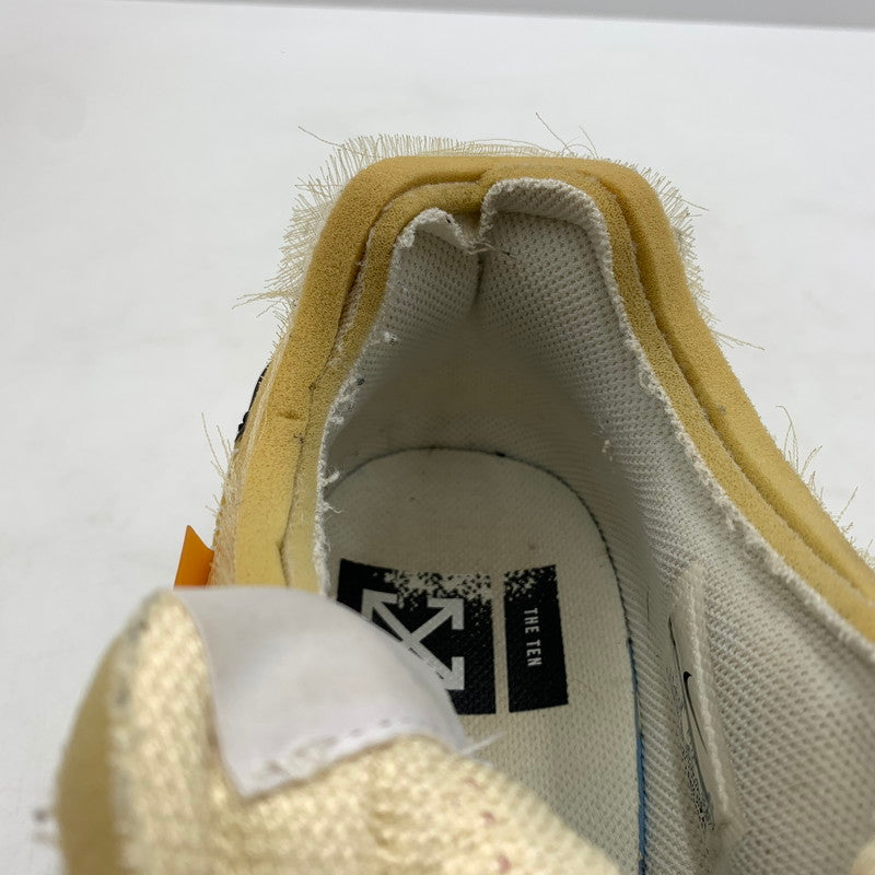 【現状渡し品】【メンズ】 NIKE ナイキ × OFF-WHITE オフホワイト 別注 コラボ THE TEN AIR MAX 90 AA7293-100 エアマックス90 スニーカー 靴 160-260618-ko-13-tei サイズ：28cm カラー：ベージュ 万代Net店