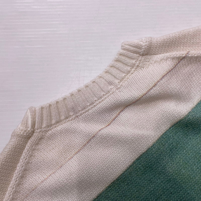【中古品】【メンズ】 SUPREME シュプリーム 25SS DAMIEN HIRST SWEATER ダミアン・ハースト セーター 長袖 トップス ニット 149-260506-yo-07-tei サイズ：M カラー：グリーン 万代Net店