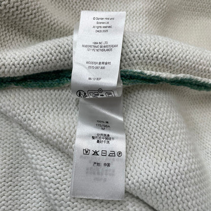 【中古品】【メンズ】 SUPREME シュプリーム 25SS DAMIEN HIRST SWEATER ダミアン・ハースト セーター 長袖 トップス ニット 149-260506-yo-07-tei サイズ：M カラー：グリーン 万代Net店