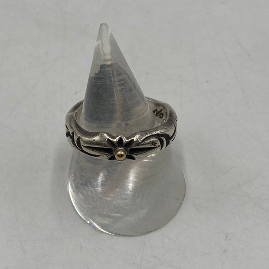 【中古品】【メンズ】 BIGHAND ビッグハンド SUN付き アラベスクリング アクセサリー 刻印 2005 No8132 191-260511-ks-15-tei サイズ：14 カラー：シルバー 14号 万代Net店