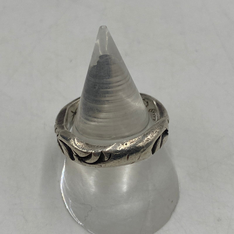 【中古品】【メンズ】 BIGHAND ビッグハンド SUN付き アラベスクリング アクセサリー 刻印 2005 No8132 191-260511-ks-15-tei サイズ：14 カラー：シルバー 14号 万代Net店