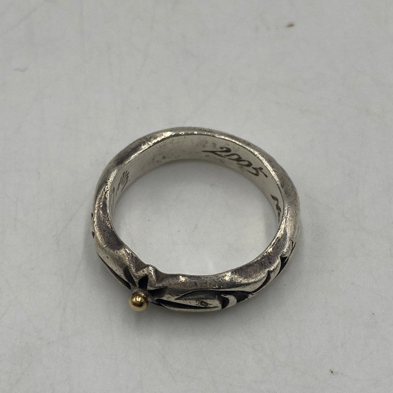 【中古品】【メンズ】 BIGHAND ビッグハンド SUN付き アラベスクリング アクセサリー 刻印 2005 No8132 191-260511-ks-15-tei サイズ：14 カラー：シルバー 14号 万代Net店