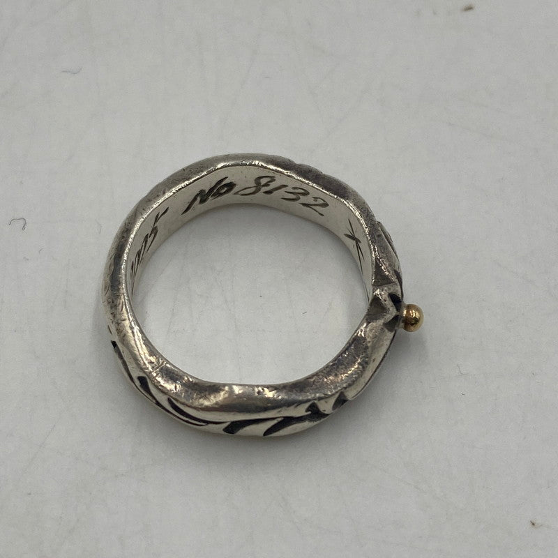 【中古品】【メンズ】 BIGHAND ビッグハンド SUN付き アラベスクリング アクセサリー 刻印 2005 No8132 191-260511-ks-15-tei サイズ：14 カラー：シルバー 14号 万代Net店