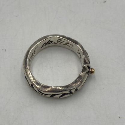 【中古品】【メンズ】 BIGHAND ビッグハンド SUN付き アラベスクリング アクセサリー 刻印 2005 No8132 191-260511-ks-15-tei サイズ：14 カラー：シルバー 14号 万代Net店
