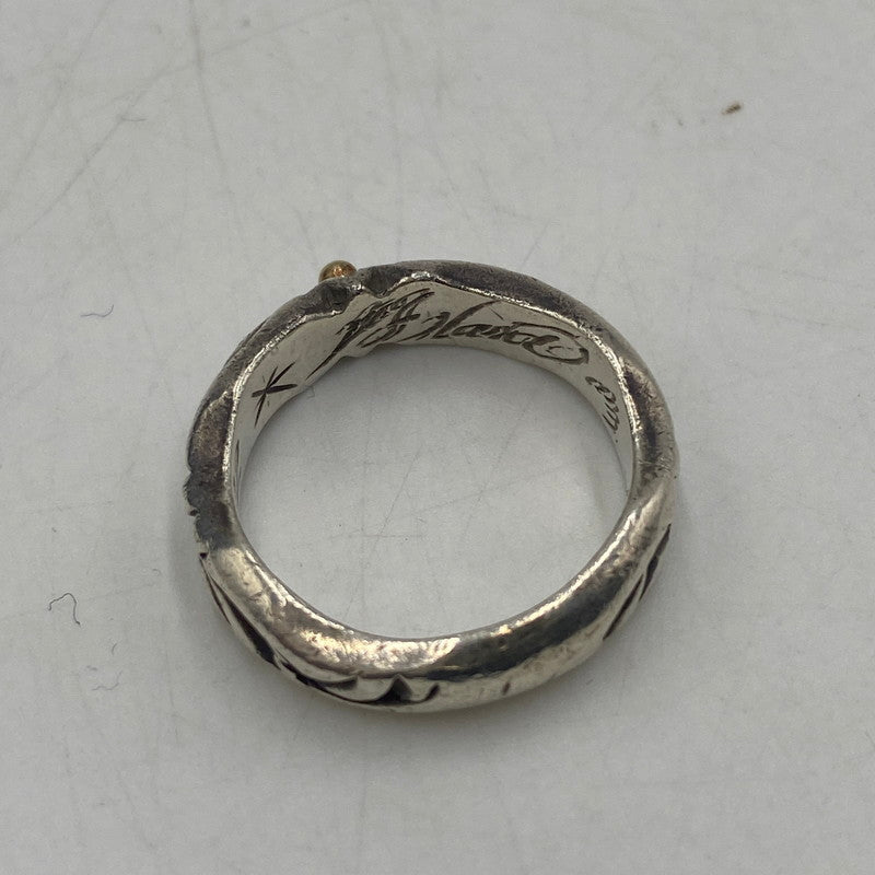 【中古品】【メンズ】 BIGHAND ビッグハンド SUN付き アラベスクリング アクセサリー 刻印 2005 No8132 191-260511-ks-15-tei サイズ：14 カラー：シルバー 14号 万代Net店