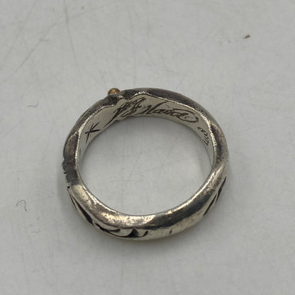 【中古品】【メンズ】 BIGHAND ビッグハンド SUN付き アラベスクリング アクセサリー 刻印 2005 No8132 191-260511-ks-15-tei サイズ：14 カラー：シルバー 14号 万代Net店