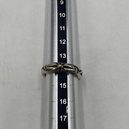 【中古品】【メンズ】 BIGHAND ビッグハンド SUN付き アラベスクリング アクセサリー 刻印 2005 No8132 191-260511-ks-15-tei サイズ：14 カラー：シルバー 14号 万代Net店