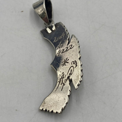 【中古品】【メンズ】 BIGHAND ビッグハンド 頭金イーグルトップ アクセサリー ペンダントトップ 刻印 2009 No4222 191-260511-ks-16-tei カラー：シルバー 万代Net店
