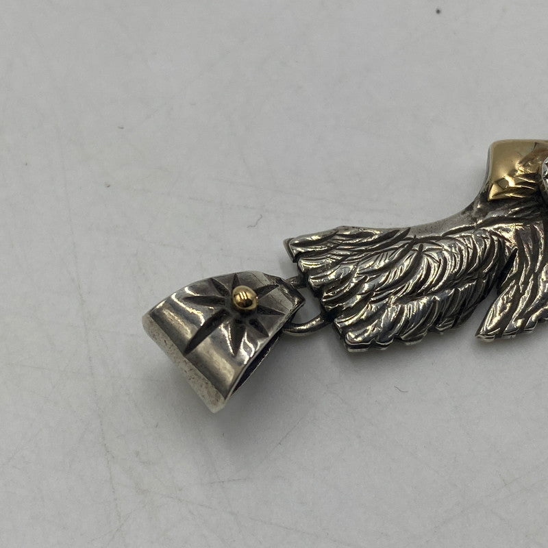 【中古品】【メンズ】 BIGHAND ビッグハンド 頭金イーグルトップ アクセサリー ペンダントトップ 刻印 2009 No4222 191-260511-ks-16-tei カラー：シルバー 万代Net店