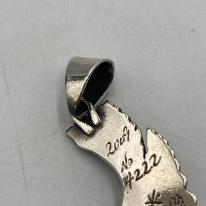 【中古品】【メンズ】 BIGHAND ビッグハンド 頭金イーグルトップ アクセサリー ペンダントトップ 刻印 2009 No4222 191-260511-ks-16-tei カラー：シルバー 万代Net店