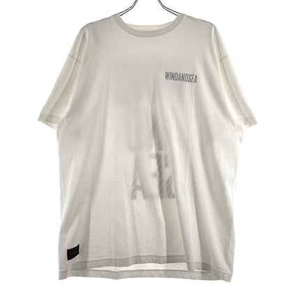 【中古品】【メンズ】 WINDANDSEA ウィンダンシー LOGO TEE WDS-O-MILS-23-Q3-01 ロゴ Tシャツ 半袖 トップス 142-260730-sa-12-tei サイズ：XL カラー：ホワイト 万代Net店