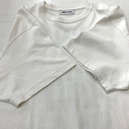 【中古品】【メンズ】 WINDANDSEA ウィンダンシー LOGO TEE WDS-O-MILS-23-Q3-01 ロゴ Tシャツ 半袖 トップス 142-260730-sa-12-tei サイズ：XL カラー：ホワイト 万代Net店