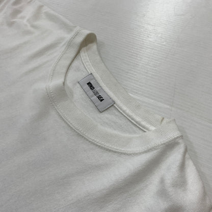 【中古品】【メンズ】 WINDANDSEA ウィンダンシー LOGO TEE WDS-O-MILS-23-Q3-01 ロゴ Tシャツ 半袖 トップス 142-260730-sa-12-tei サイズ：XL カラー：ホワイト 万代Net店