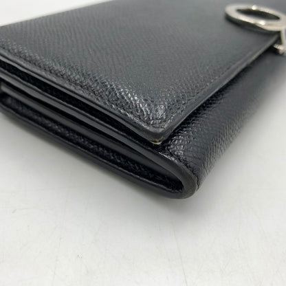 【中古品】【メンズ/レディース】 BVLGARI ブルガリ 289381 クリップ ラージ ウォレット 財布 長財布 グレインカーフレザー 181-260522-ko-05-tei カラー：ブラック 万代Net店