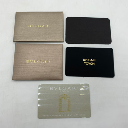 【中古品】【メンズ/レディース】 BVLGARI ブルガリ 289381 クリップ ラージ ウォレット 財布 長財布 グレインカーフレザー 181-260522-ko-05-tei カラー：ブラック 万代Net店