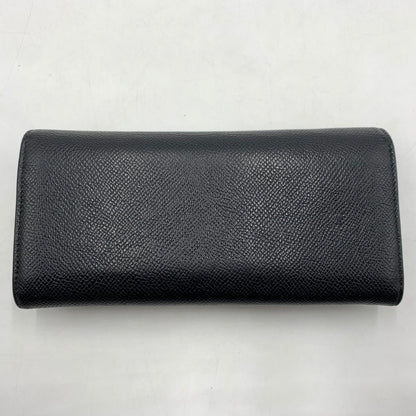 【中古品】【メンズ/レディース】 BVLGARI ブルガリ 289381 クリップ ラージ ウォレット 財布 長財布 グレインカーフレザー 181-260522-ko-05-tei カラー：ブラック 万代Net店