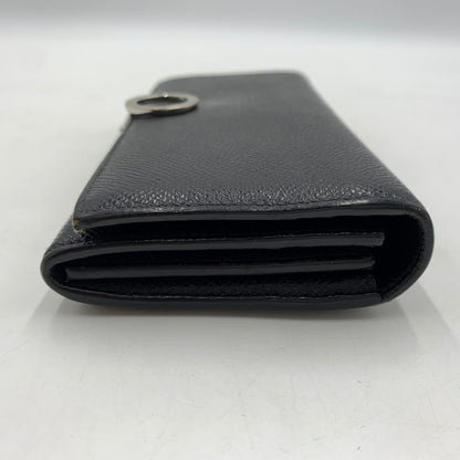 【中古品】【メンズ/レディース】 BVLGARI ブルガリ 289381 クリップ ラージ ウォレット 財布 長財布 グレインカーフレザー 181-260522-ko-05-tei カラー：ブラック 万代Net店