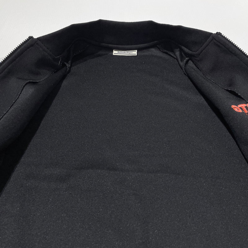 【中古品】【メンズ】 ONITSUKA TIGER オニツカタイガー TRACK TOP 2183A084 トラックトップ ライトアウター トラックジャケット ジャージ 148-260826-yo-13-teih サイズ：M カラー：ブラックブルー 万代Net店