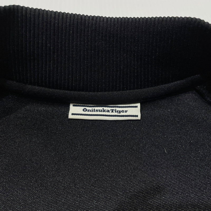【中古品】【メンズ】 ONITSUKA TIGER オニツカタイガー TRACK TOP 2183A084 トラックトップ ライトアウター トラックジャケット ジャージ 148-260826-yo-13-teih サイズ：M カラー：ブラックブルー 万代Net店