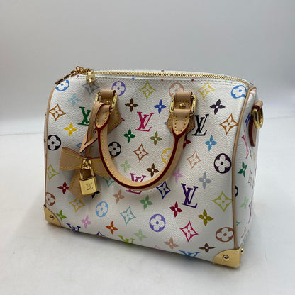 【中古品】【レディース】 LOUIS VUITTON ルイ・ヴィトン × Takashi Murakami 村上隆 別注 コラボ SPEEDY BANDOULIERE M13085 スピーディ・バンドリエール ハンドバッグ 鞄 ショルダーバッグ 179-260511-ks-01-tei サイズ：箱付き カラー：モノグラム 万代Net店