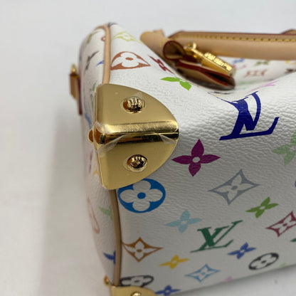 【中古品】【レディース】 LOUIS VUITTON ルイ・ヴィトン × Takashi Murakami 村上隆 別注 コラボ SPEEDY BANDOULIERE M13085 スピーディ・バンドリエール ハンドバッグ 鞄 ショルダーバッグ 179-260511-ks-01-tei サイズ：箱付き カラー：モノグラム 万代Net店