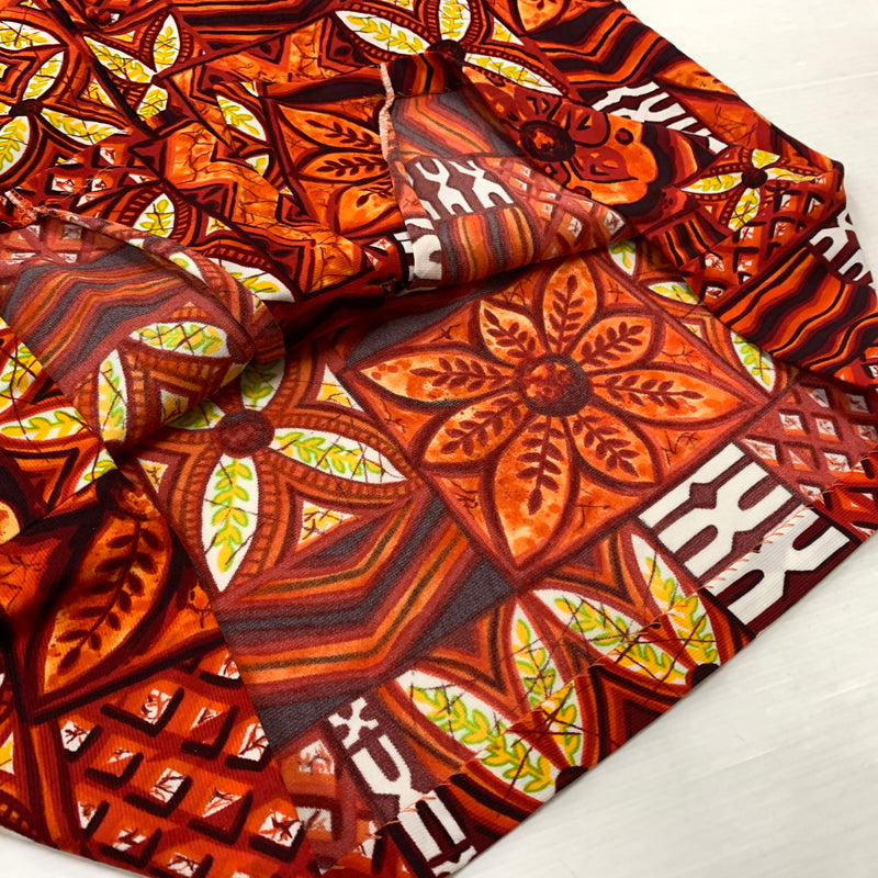 【中古品】【メンズ】 MALIHINI マリヒニ 70's ALOHA SHIRT VINTAGE 21-7 70年代 アロハシャツ 半袖 トップス ボタンダウン ヴィンテージ 145-260626-ko-12-tei サイズ：L カラー：総柄 万代Net店