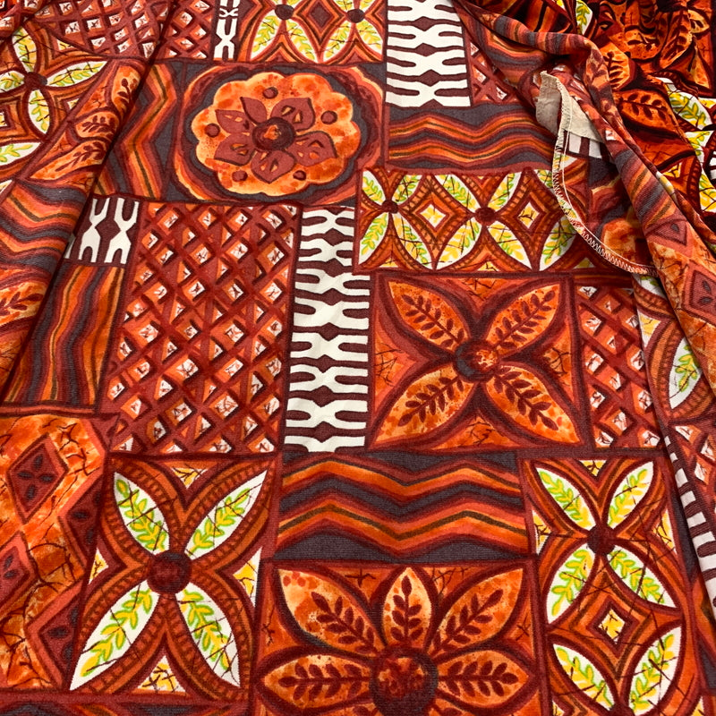 【中古品】【メンズ】 MALIHINI マリヒニ 70's ALOHA SHIRT VINTAGE 21-7 70年代 アロハシャツ 半袖 トップス ボタンダウン ヴィンテージ 145-260626-ko-12-tei サイズ：L カラー：総柄 万代Net店
